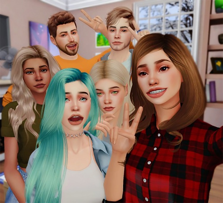 Zepeto Poses #1 by nemisims for Sims 4