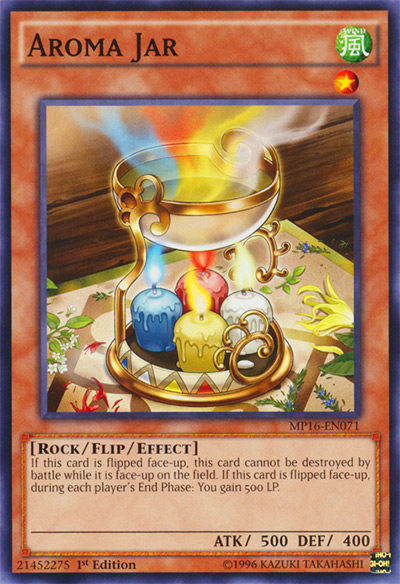 Aroma Jar Yu-Gi-Oh Card