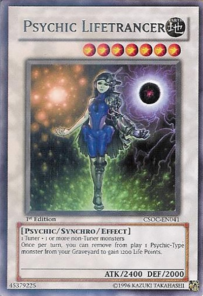 Psychic Lifetrancer YGO Card