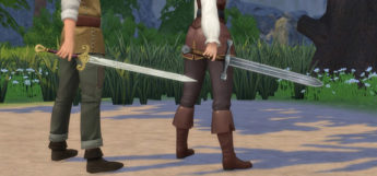 Sword Practice Mod in The Sims 4