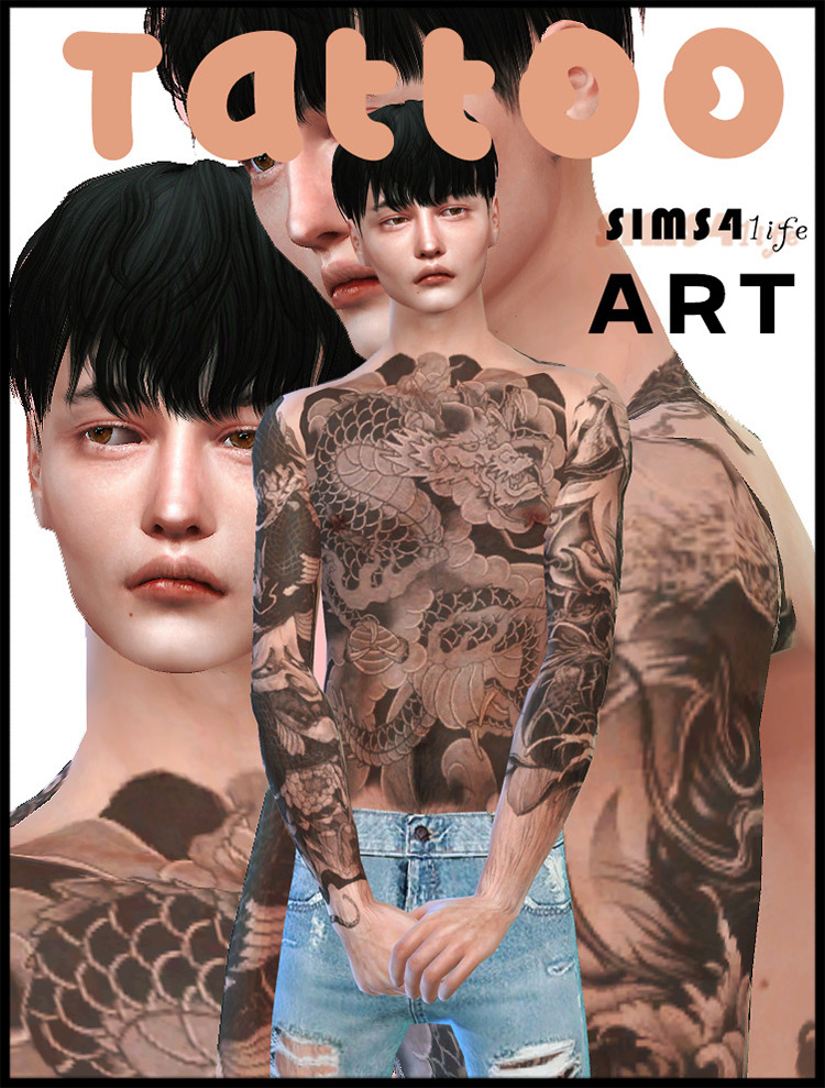 Sims 4 Dragon CC  Wings  Horns  Tattoos   More   FandomSpot - 40