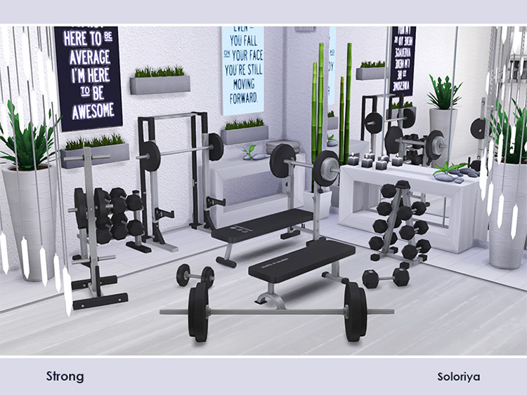 Strong Set Sims 4 CC