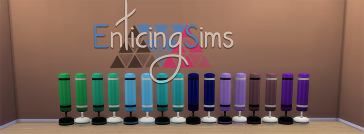 Punching Bag in 48 Recolors Sims 4 CC