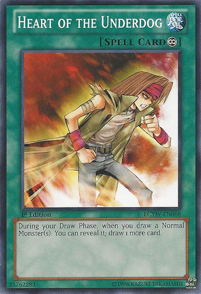 Heart of the Underdog YGO Card