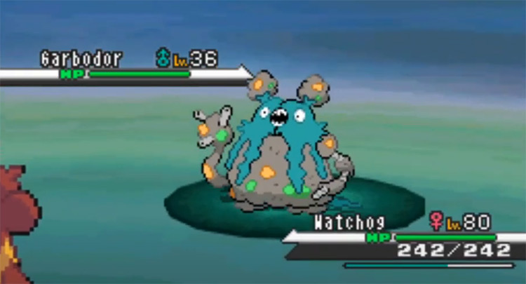 Shiny Garbodor from Pokémon BW