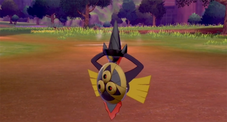 Shiny Aegislash in Pokémon Sword and Shield