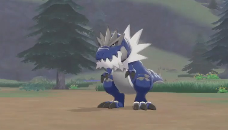 Shiny Tyrantrum from Pokémon Sword and Shield