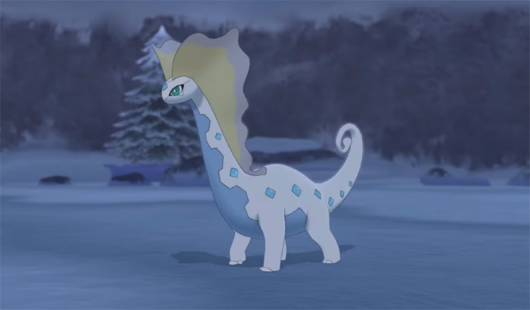 Shiny Aurorus in Pokémon SWSH