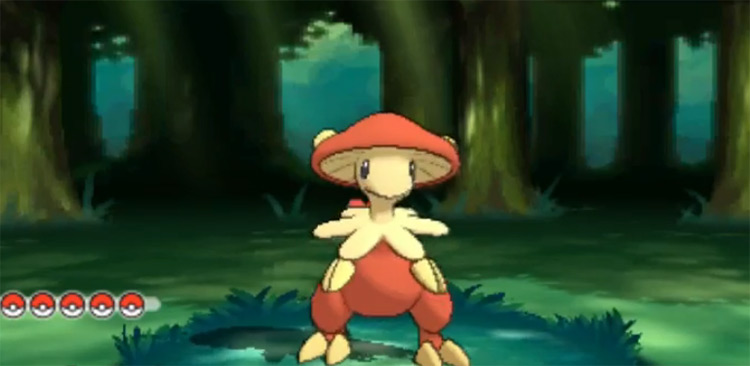 Shiny Breloom in Pokémon ORAS