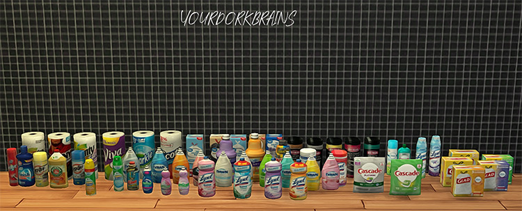 TS4 Cleaning Supplies Sims 4 CC