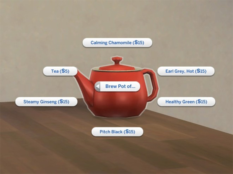 Off the Grid Teapot for Sims 4