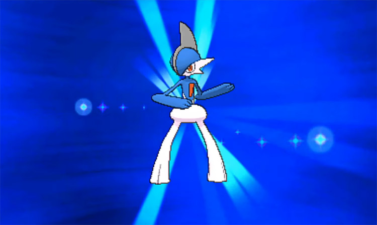 Shiny Gallade in Pokémon X and Y