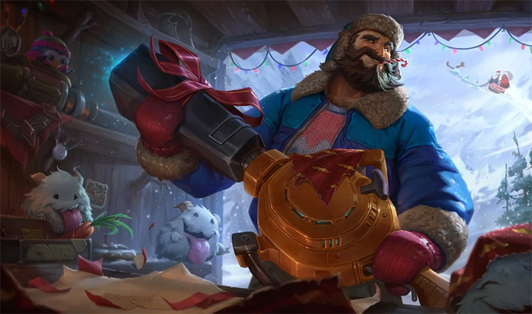 Snow Day Graves Skin Splash Image from League of Legends