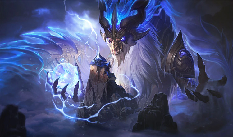 Storm Dragon Aurelion Sol Skin Splash Image from League of Legends