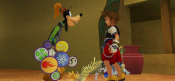 Goofy equipped with Seven Elements Shield (KH1.5)