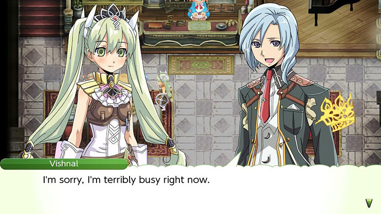 Visnhal at 1LP, declined your invitation in Porcoline Kitchen / Rune Factory 4