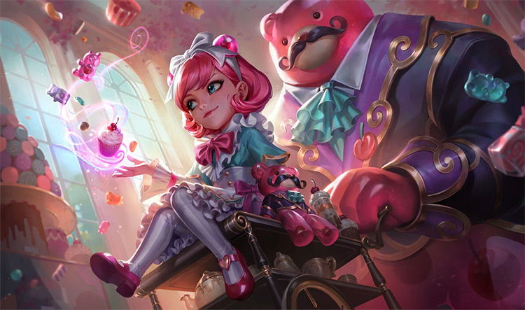 Cafe Cuties Annie Skin Splash Image from League of Legends