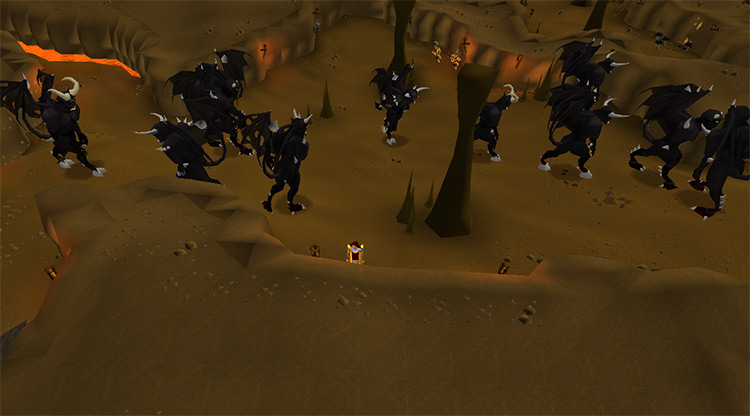 The demons of Taverley Dungeon / OSRS