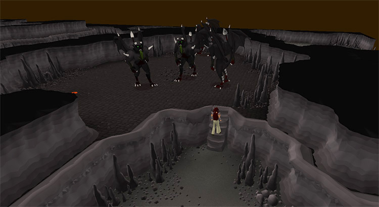 The demons of the Wilderness cave / OSRS