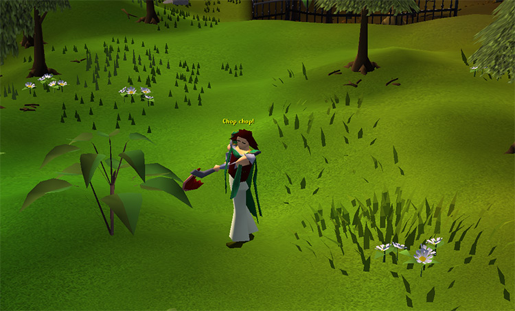 Performing the Dragon Axe special attack / OSRS