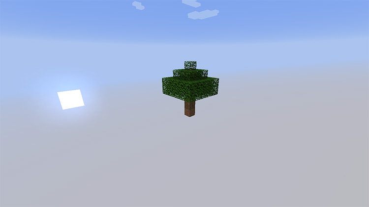 Custom SkyBlock Minecraft map screenshot