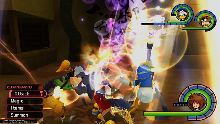 The Staff helps with magic / Kingdom Hearts HD 1.5