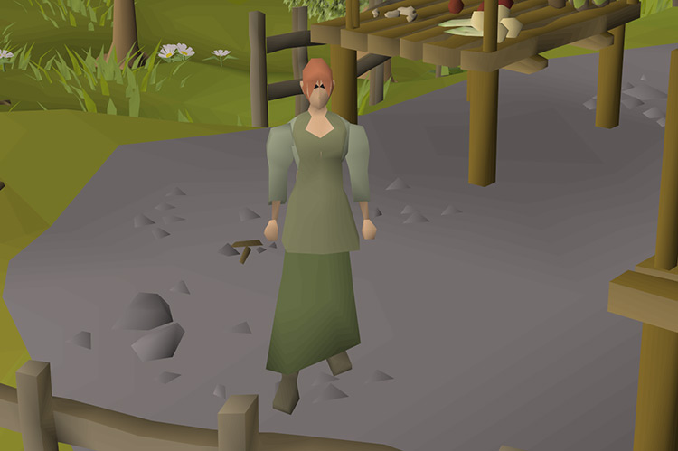 Olivia in the Draynor Market / OSRS