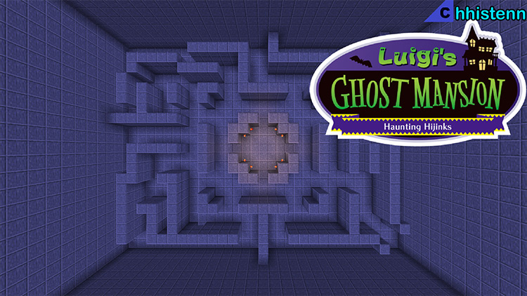 Luigi’s Ghost Mansion Map preview