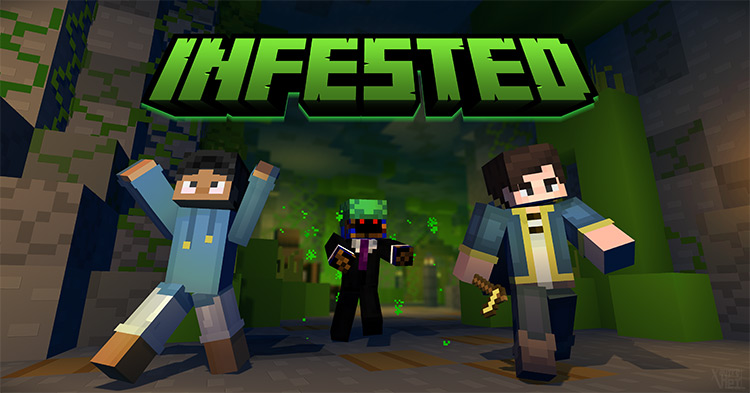 Infested Minecraft Map preview