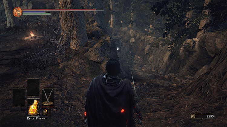 The hidden path next to the Cathedral of The Deep Bonfire / DS3