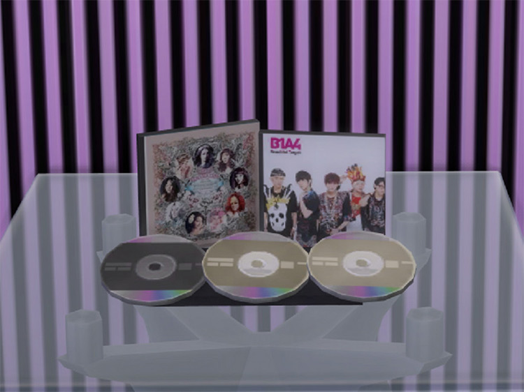 Je to A K-Pop Thing CDs / Sims 4 CC