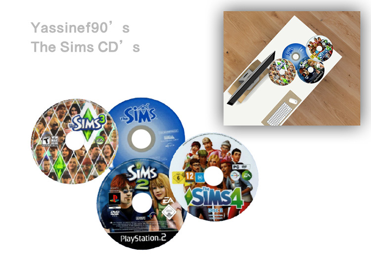 The Sims 4  Best CD  DVD   Electronics Clutter CC   FandomSpot - 12