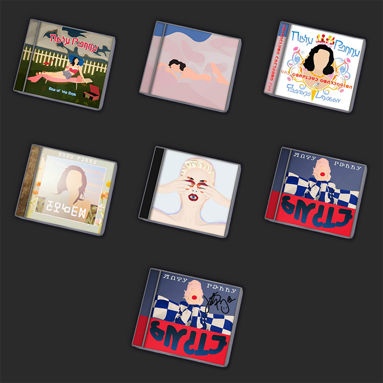 Katy Perry CDs / Sims 4 CC