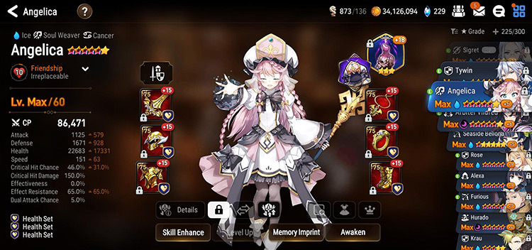 Full HP Set (Angelica) / Epic Seven