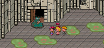 Earthbound characters wandering