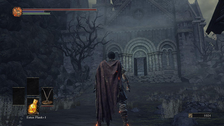 The cathedral at the end of the Undead Settlement / Dark Souls III