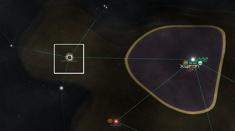 An example of a chokepoint / Stellaris