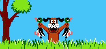 Dog from Duck Hunt NES
