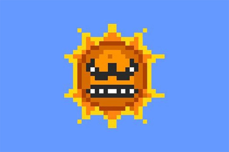 Angry Sun from Super Mario Bros. 3