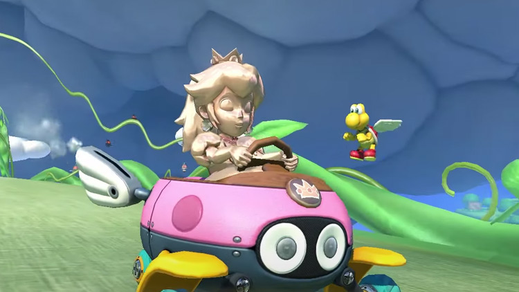 Pink Gold Peach from Mario Kart 8