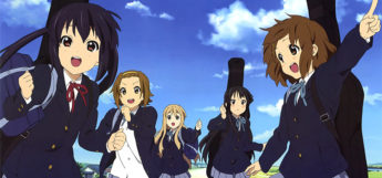 Azusa and her friends (K-On Anime)