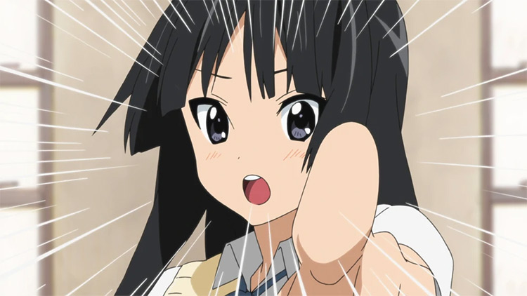 Mio Akiyama from K-On! Anime screenshot