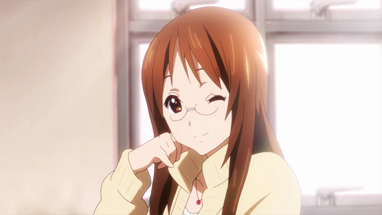 Sawako Yamanaka from K-On! Anime screenshot