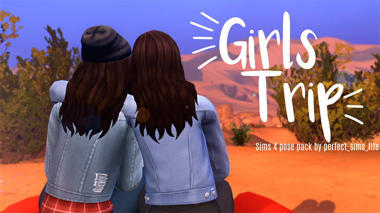 Girls Trip / Sims 4 Pose Pack