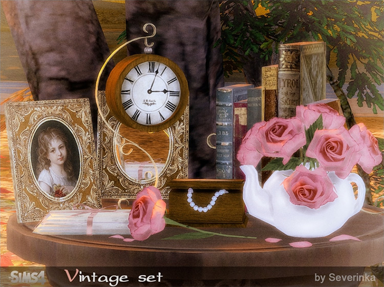 Vintage Set / Sims 4 CC