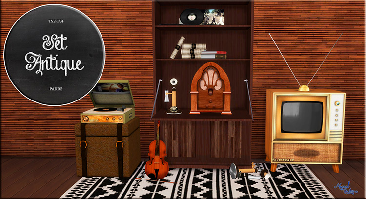 Sims 4 Vintage Old Timey Clutter CC Packs   FandomSpot - 38