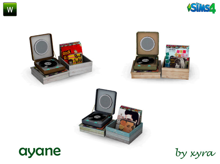 Xyra Ayane Turntable / Sims 4 CC