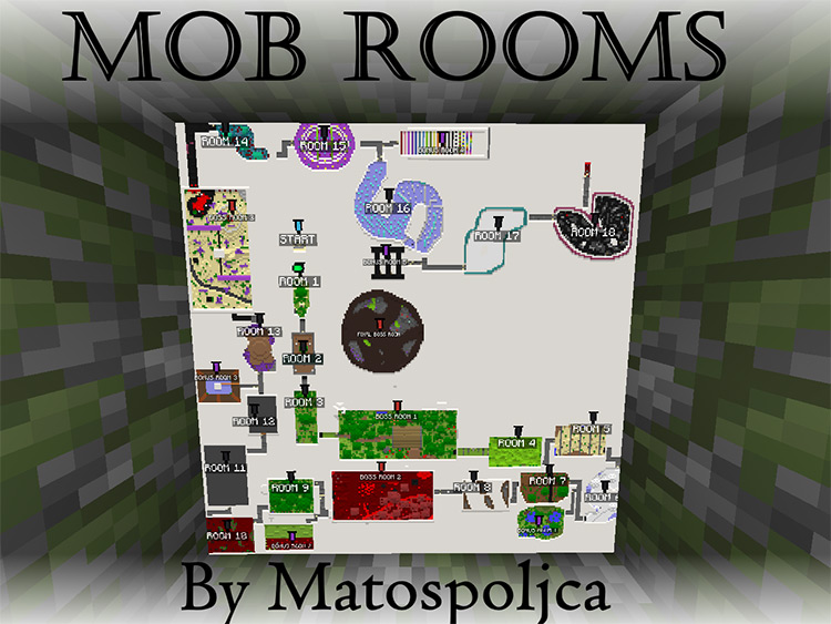 Mob Rooms / Minecraft Map