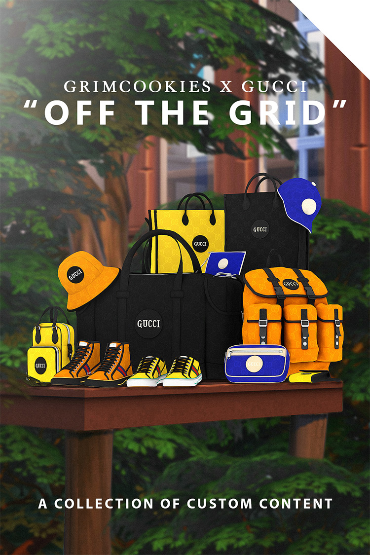 Grimcookies x Gucci: Off the Grid by grimcookies TS4 CC
