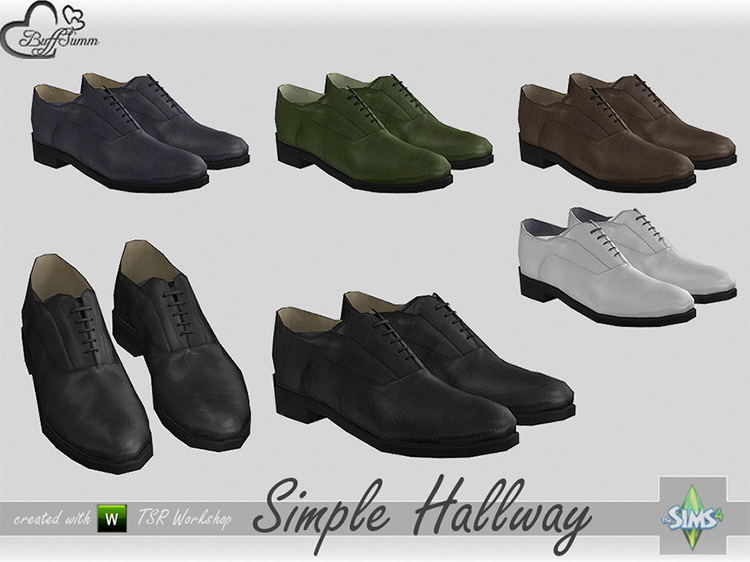 Simple Hallway Shoes (Deco Only!) by BuffSumm Sims 4 CC